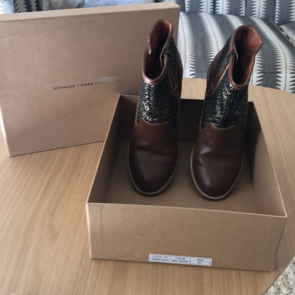 Women’s Schuler & Sons Wedge Boot Size 8.5 View 5